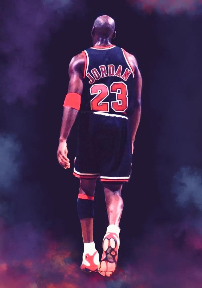 Michael Jordan the last dance pellicola backlit da Lembayung art