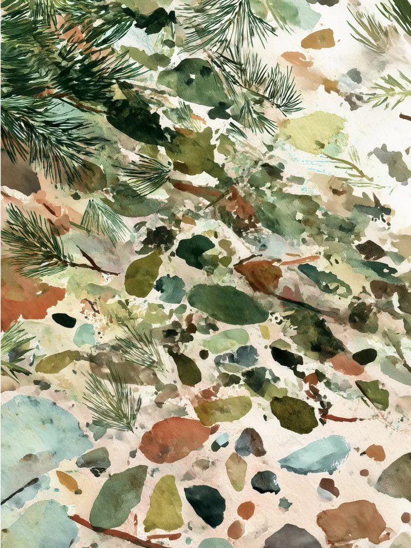 Mosaico di bosco poster da Seed & Signal