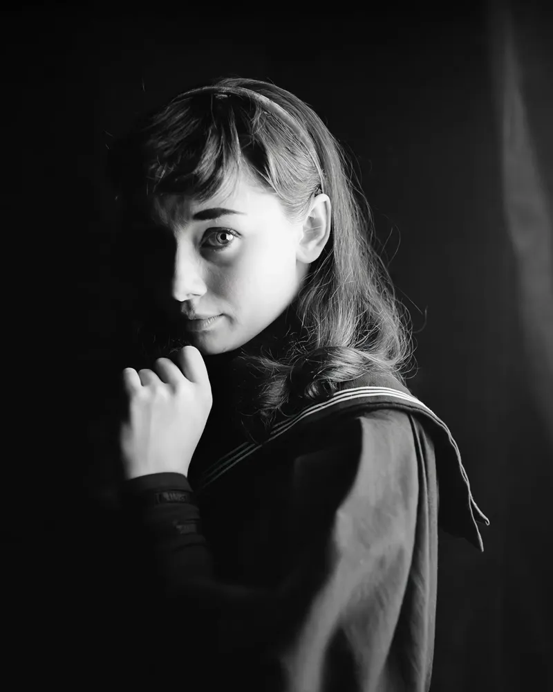 Audrey per Gigi, 1951 pellicola backlit da Lorraine Mooore