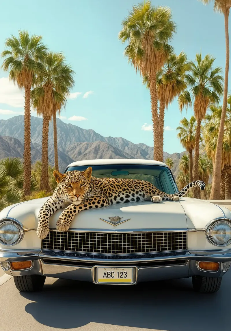 Desert Cool – Leopard carta hahnemühle da Attaboy Dsgn