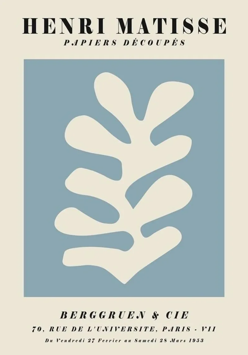 Foglia di Matisse pellicola backlit da SLOW LIVING ARTWORK