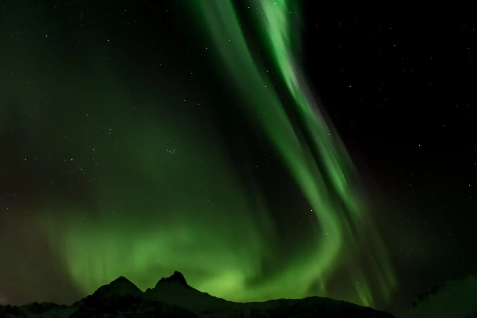 Sinfonia dell'aurora boreale, Norvegia poster con telaio in plastica da PhotoVibe Decor