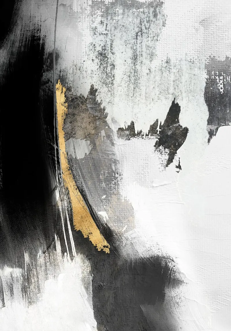 black and gray abstract brushstrokes pellicola backlit da vintageshop