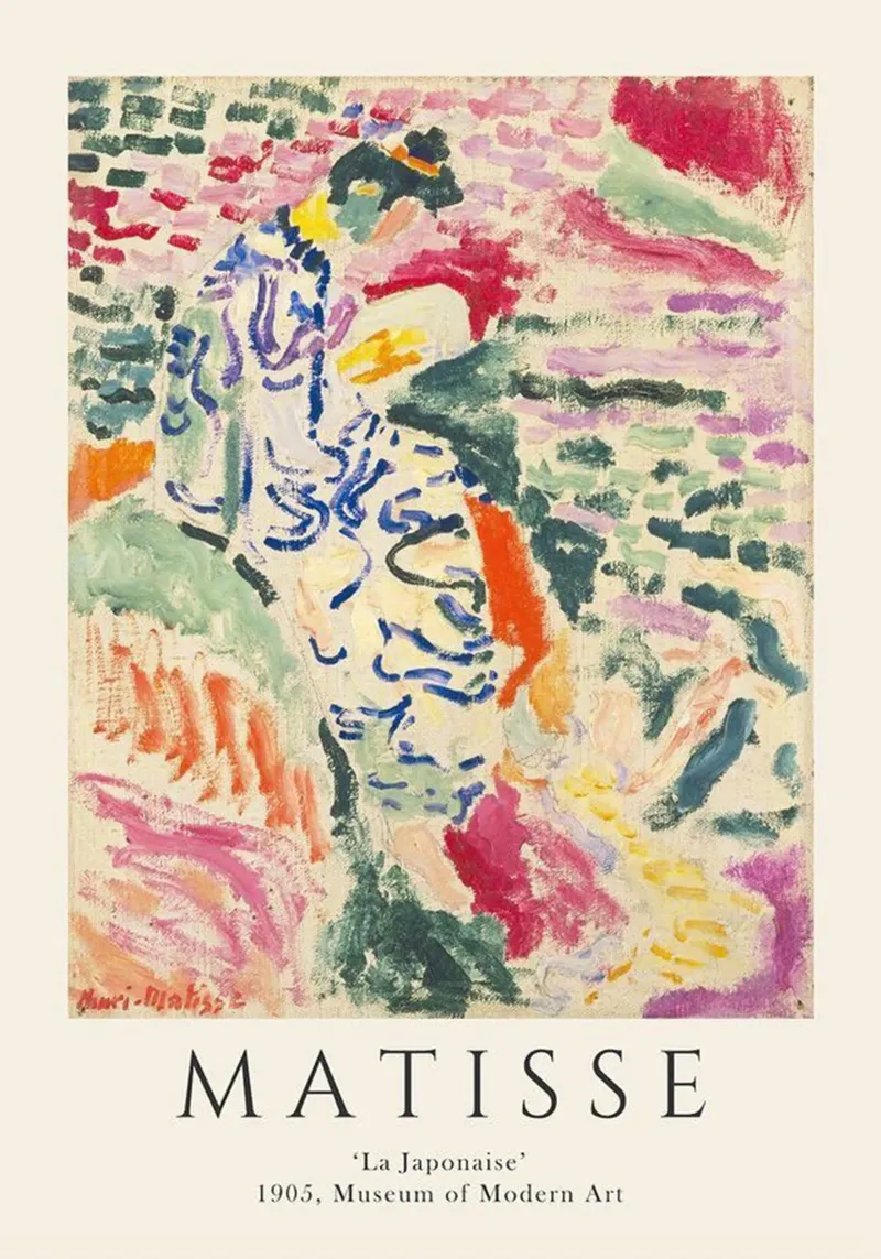 Matisse Abstract Hahnemühle von SLOW LIVING ARTWORK