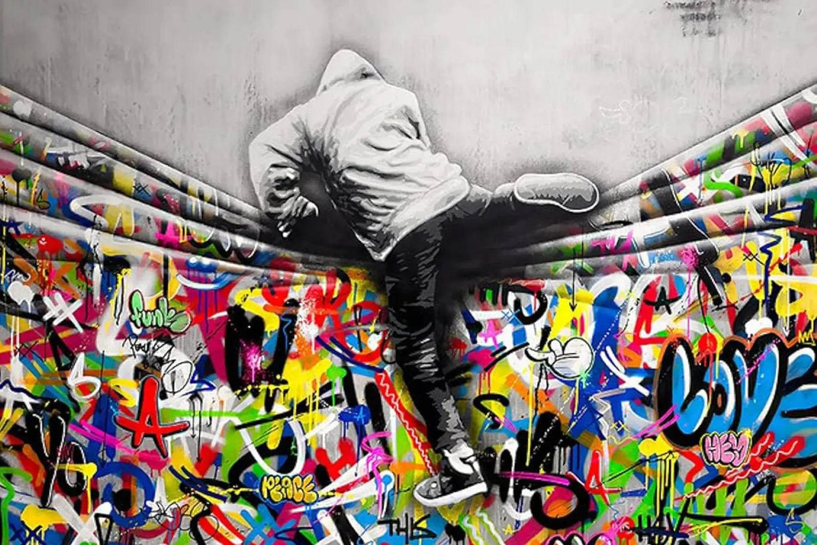 The Graffiti Art pellicola backlit da Martin studio
