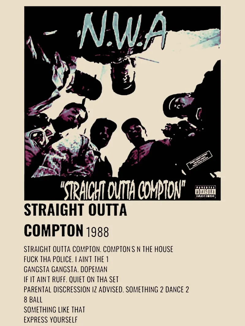 straight outta compton pellicola backlit da music soul