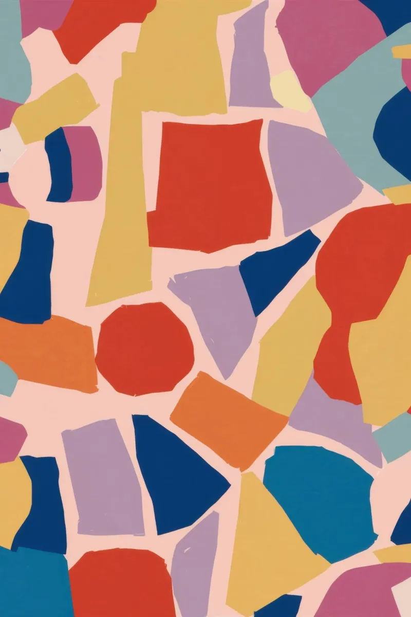 Abstract Terrazzo Party pellicola backlit da Ink Pulse