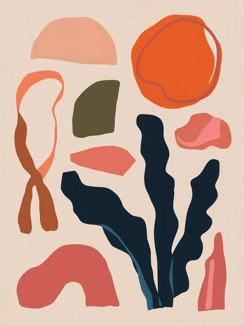 Earthy Cutout Harmony forex plate by Flock Reverie