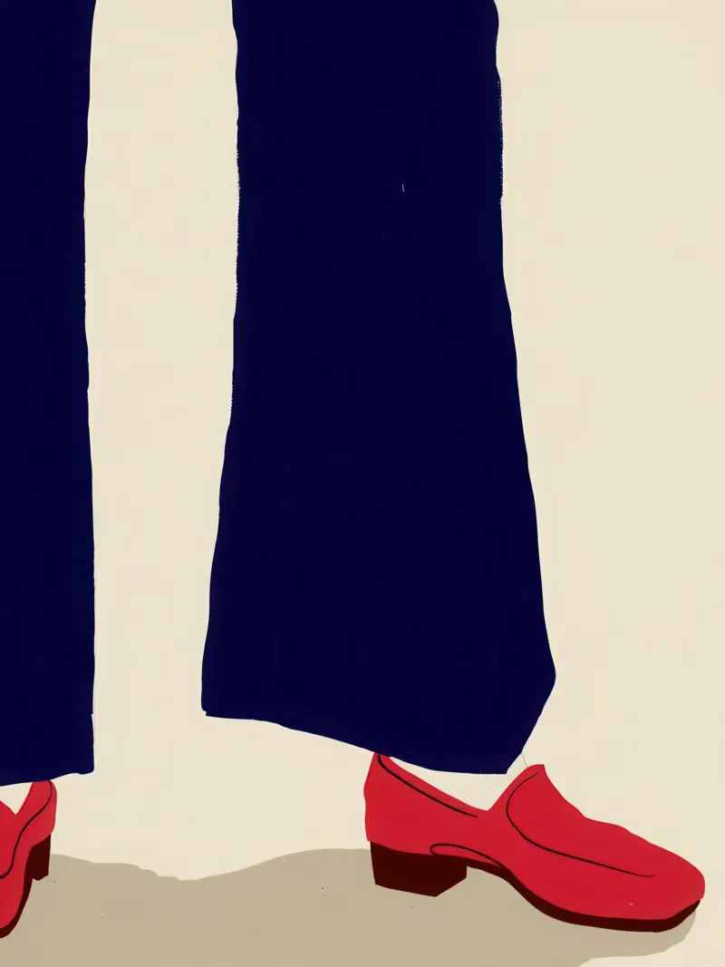 Crimson Step Forward canvas by Giant Foxs