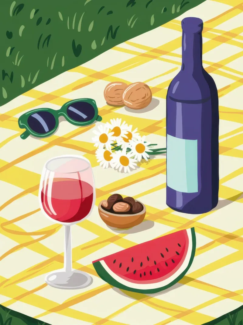 Picnic estivo diffuso pellicola backlit da Dream Gesso