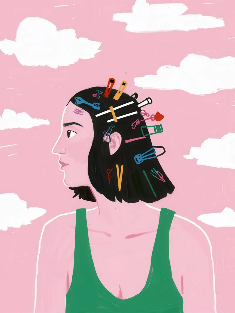 Profil Pastel Bloom poster avec cadre en bois de Monuments Fire