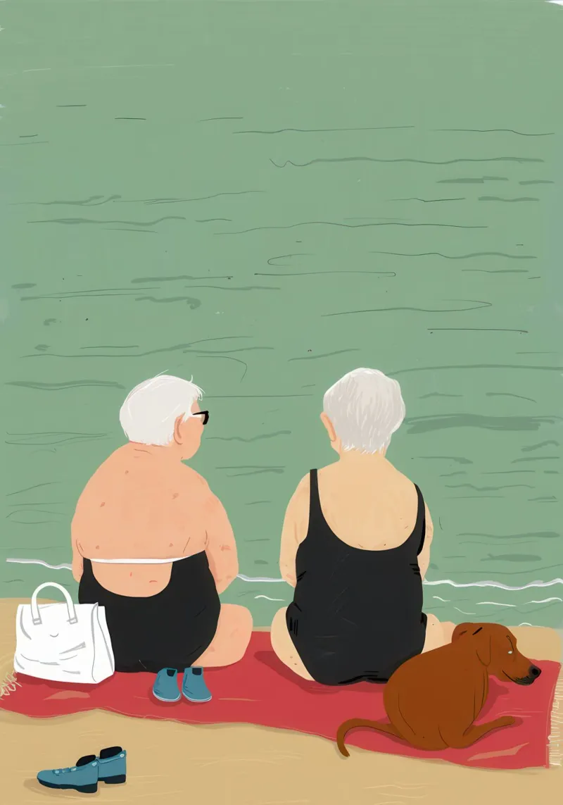 Cronaca dell'amicizia di mare poster da Giant Foxs