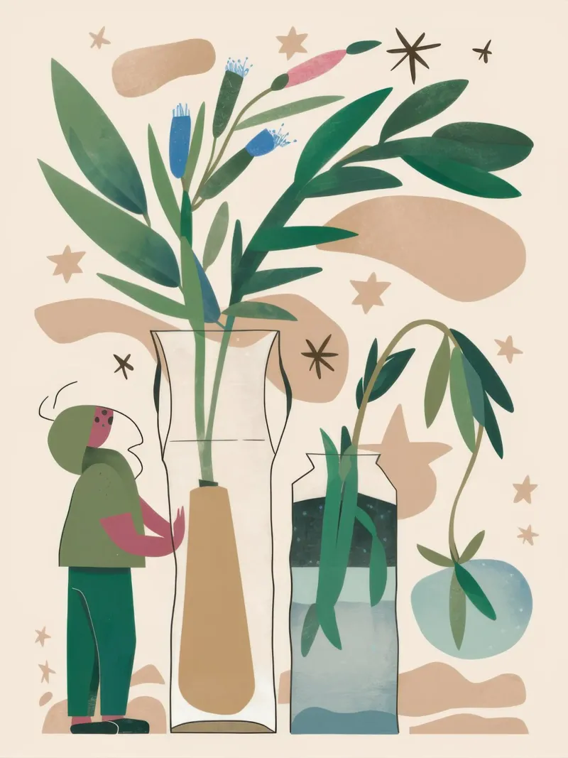 Rituale di composizione botanica poster da Reds Jays