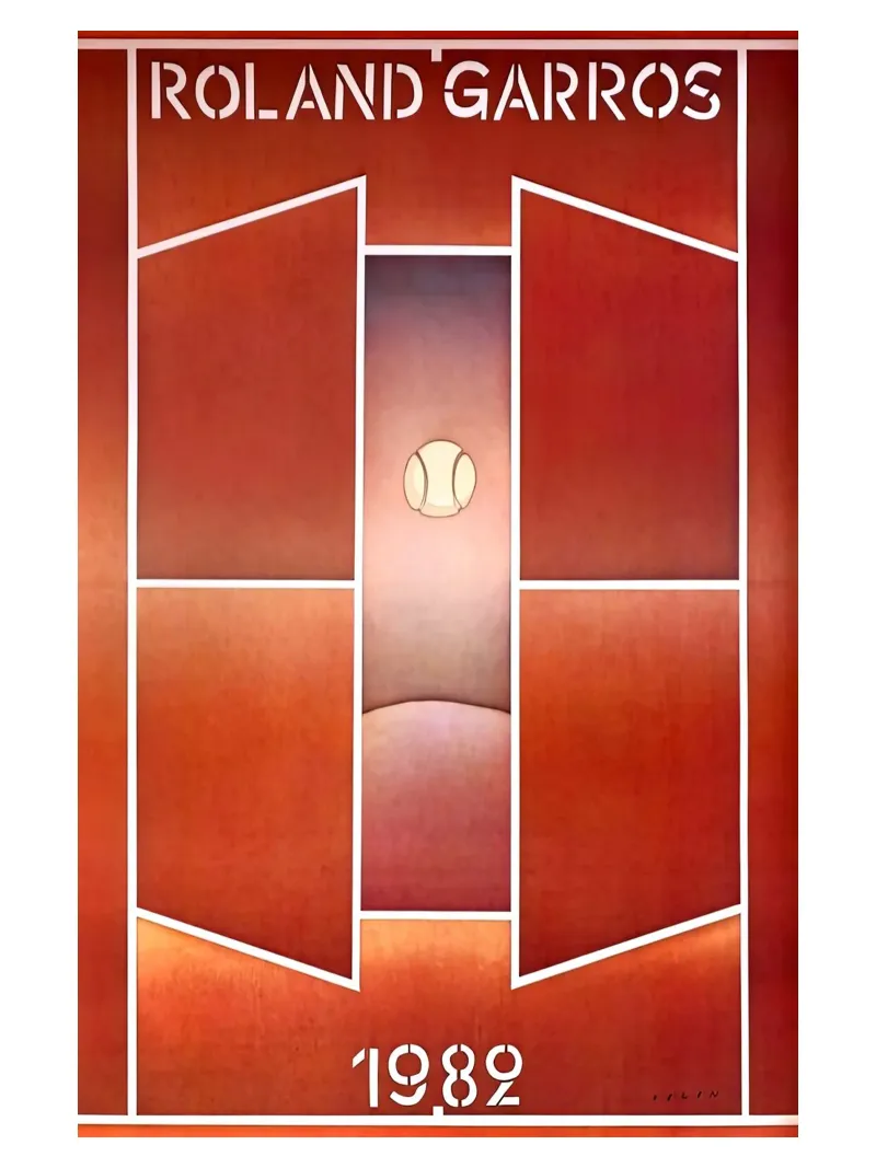 Roland Garros 1982 Vintage hahnemühle by ART BEST