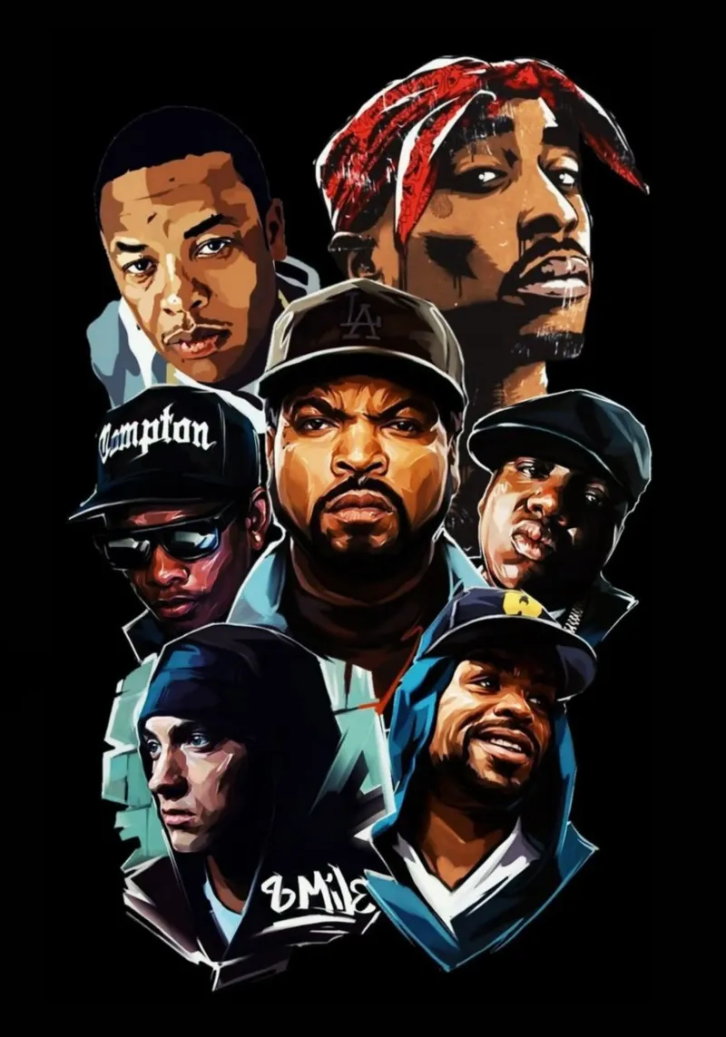 Hip-Hop legends carta hahnemühle da Lembayung art