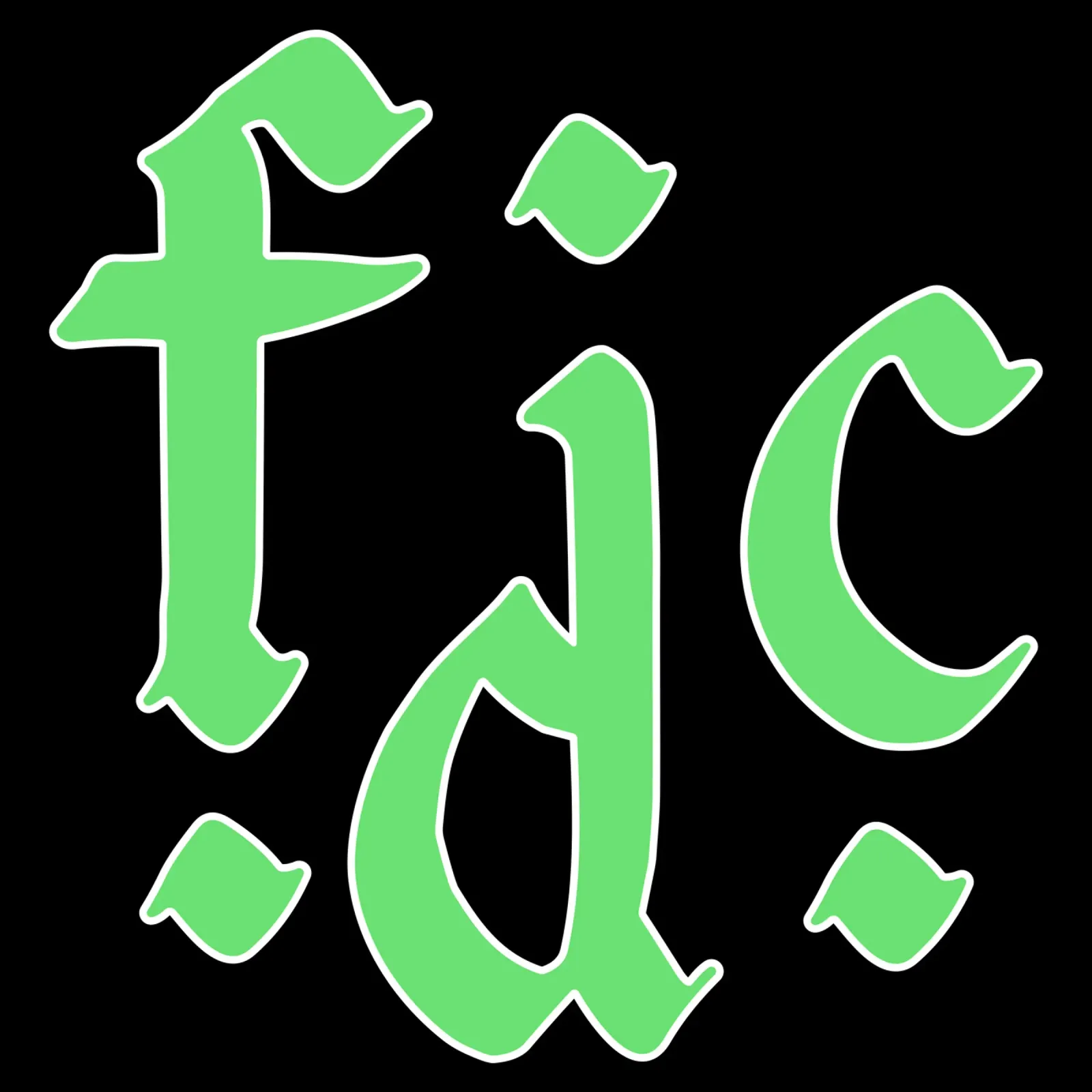 Monogramma FDC alluminio dibond da reedharry