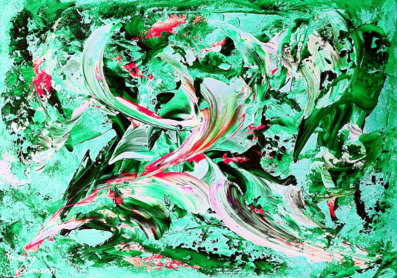 IDEAL GIFT 60 invers pellicola backlit da Thierry Vobmann Abstract painting