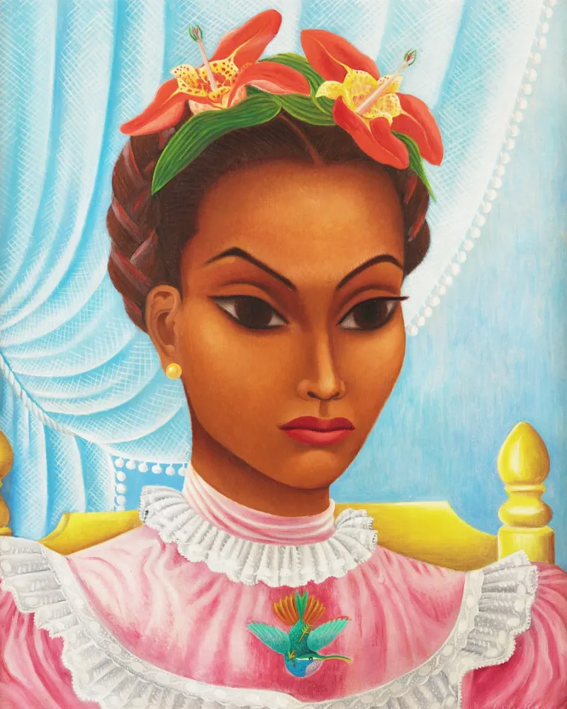 Tehuana di Rosa Rolanda pellicola backlit da Classic Art Prints