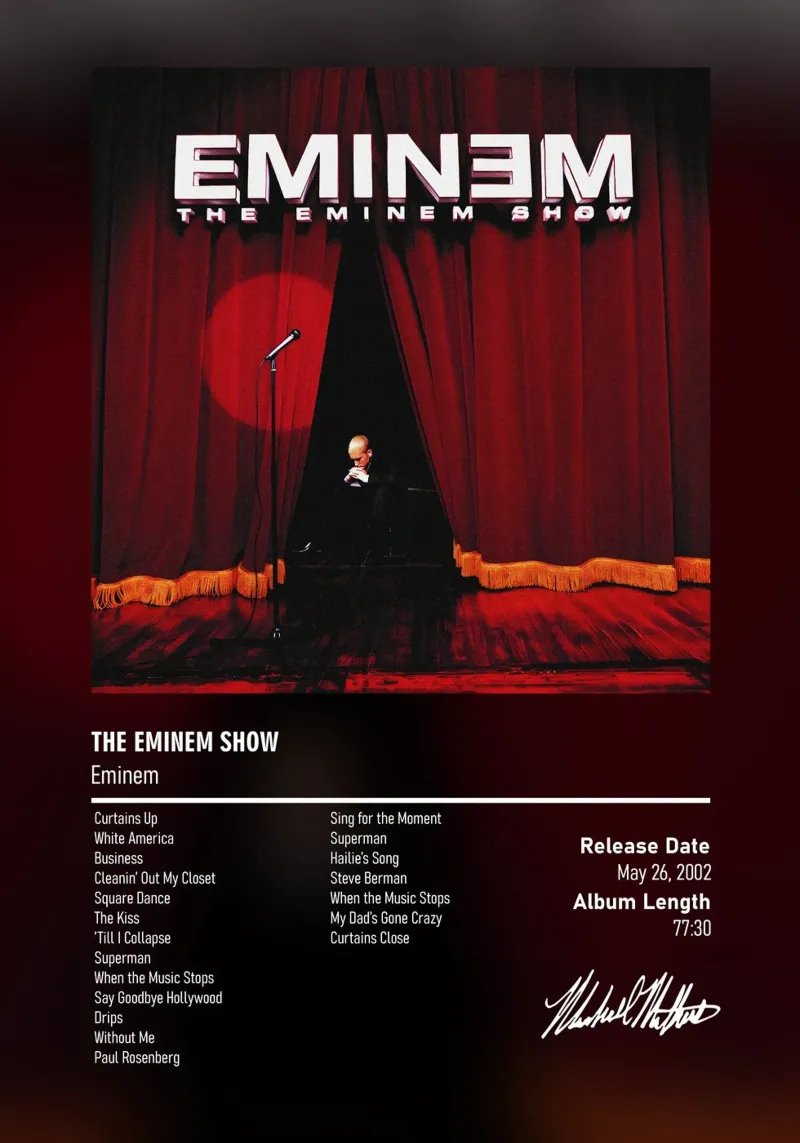 The Eminem Show by Eminem plexiglass da DGUnder