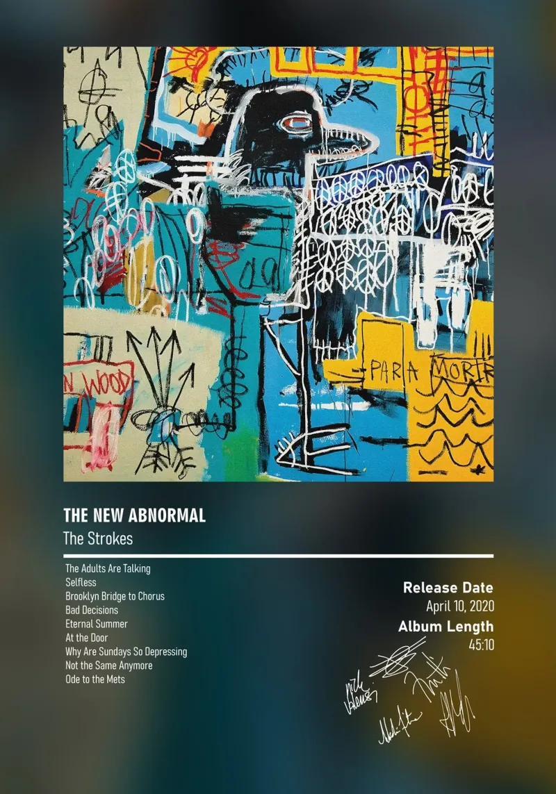 The New Abnormal (2020) by The Strokes plexiglass da DGUnder