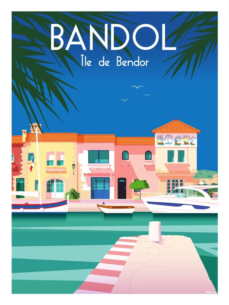 Bandol - Île de bendor pellicola backlit da Raphaël Delerue