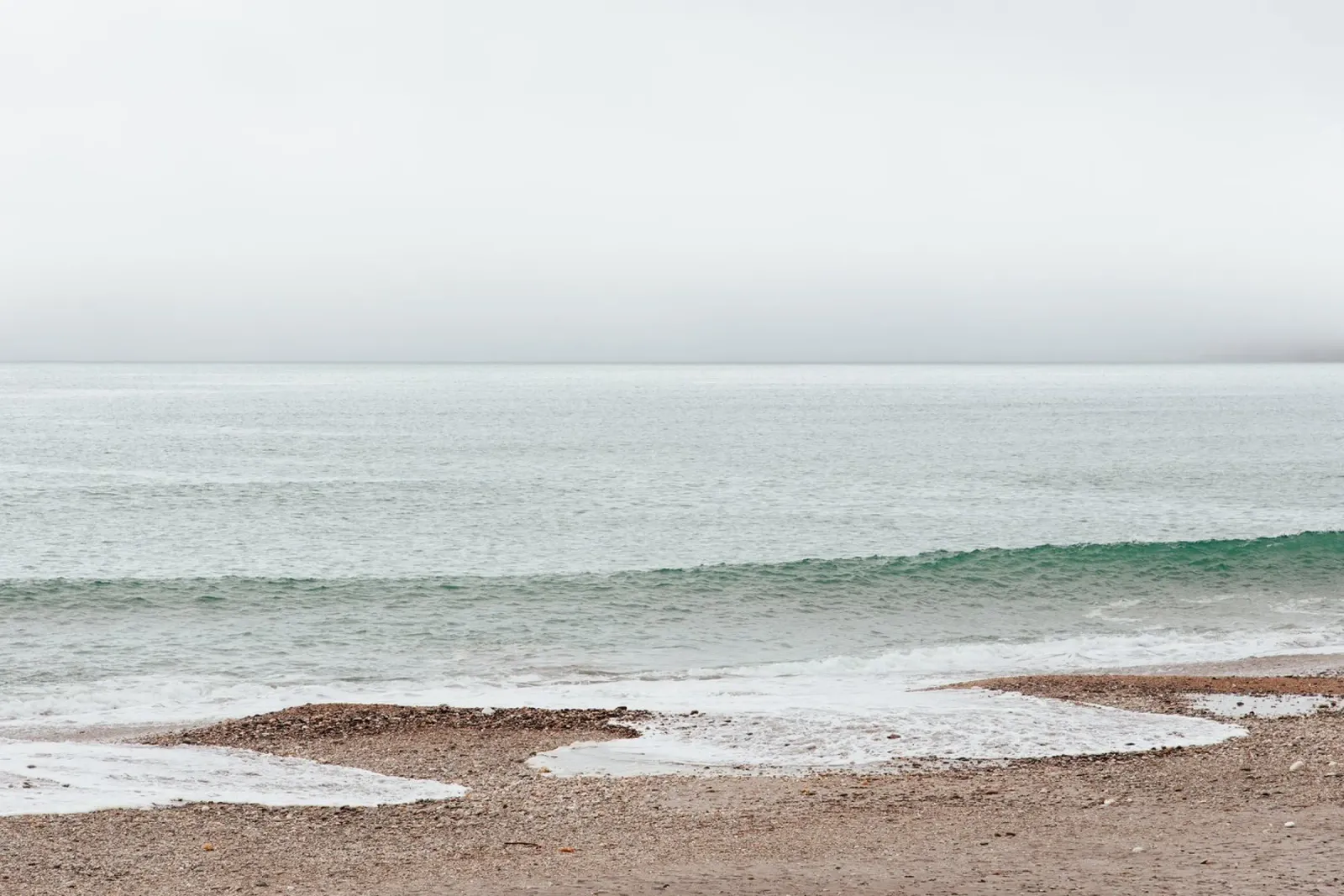 Tides of Silence poster with plastic frame by PhotoVibe Decor