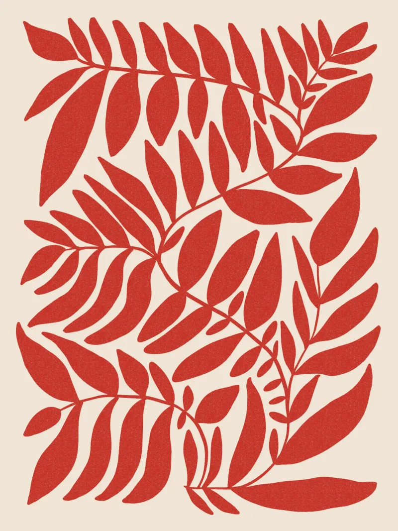 Leafy red pellicola backlit da TijanaArtStudio88