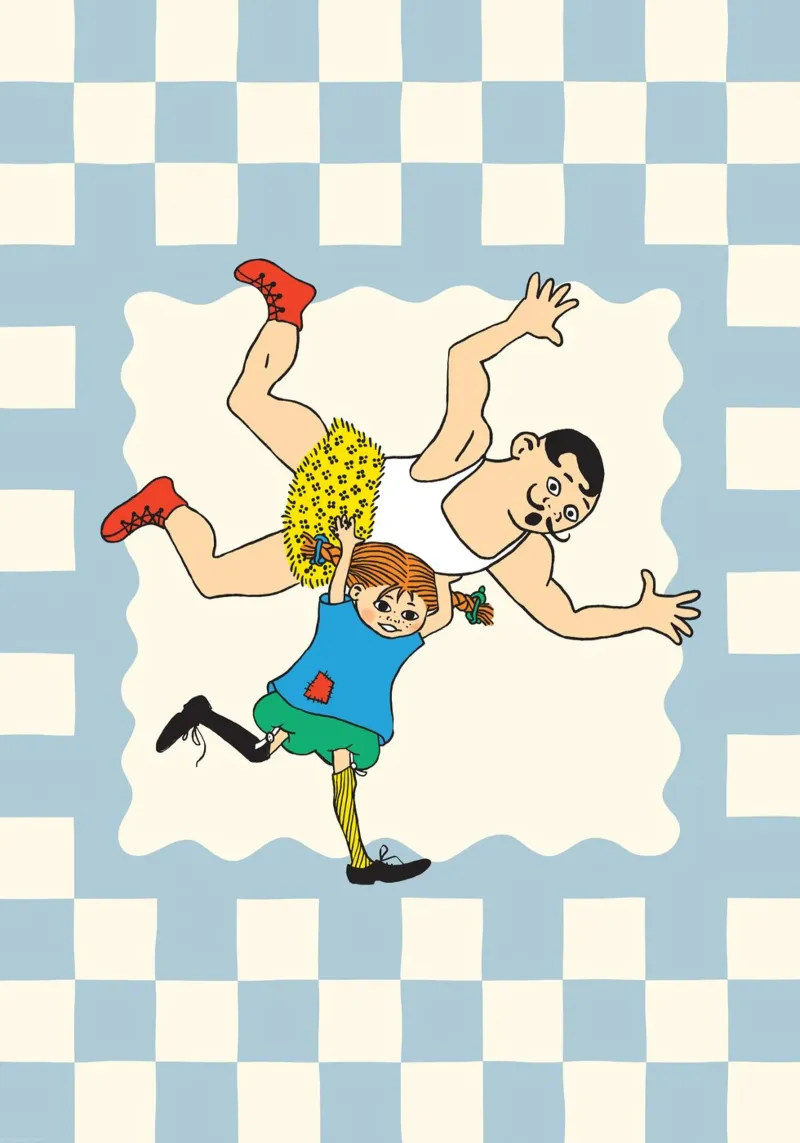 Poster di Pippi Calzelunghe e Adolf il Forte pellicola backlit da wongka shop