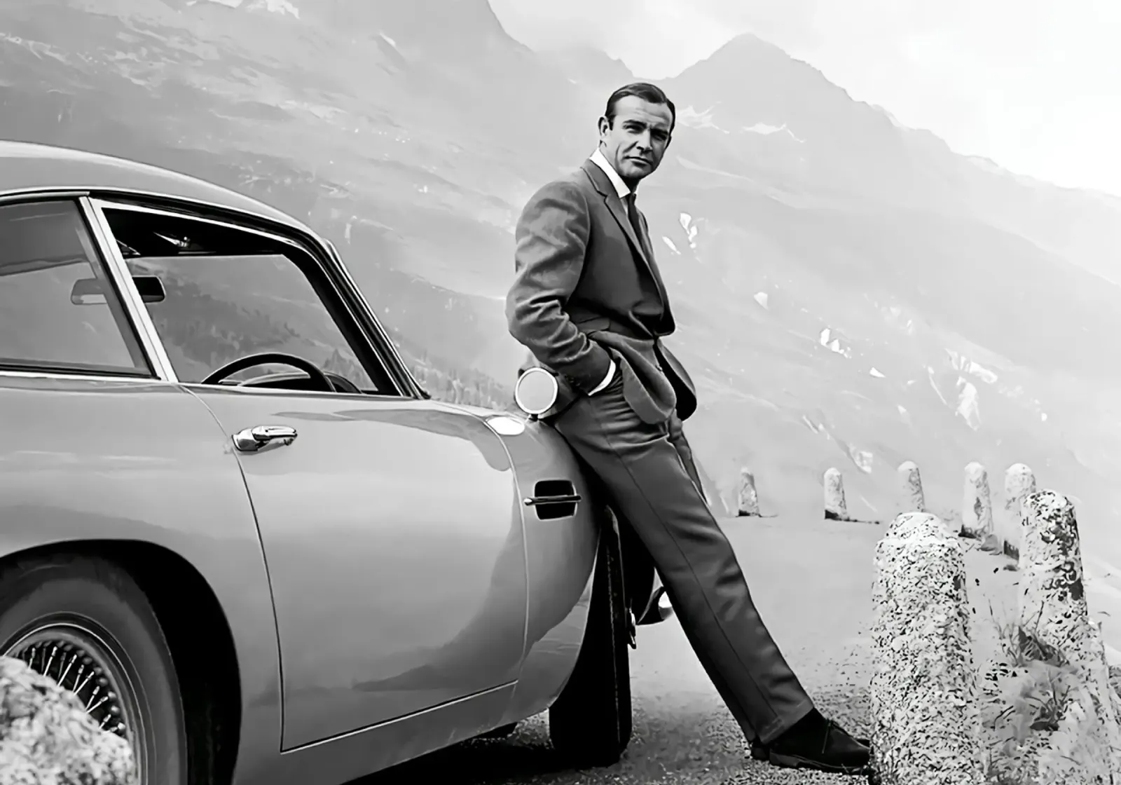 Poster di Sean Connery pellicola backlit da wongka shop
