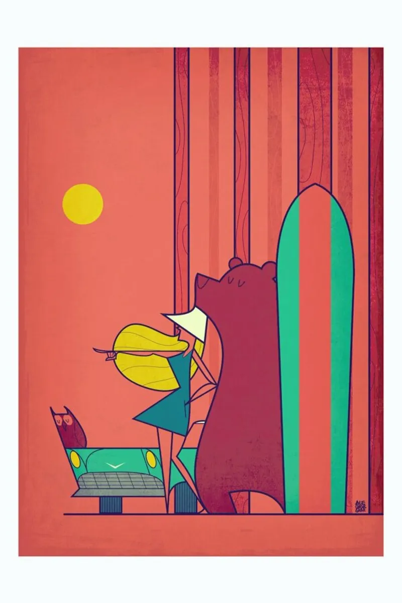 SURF pellicola backlit da Ale Giorgini