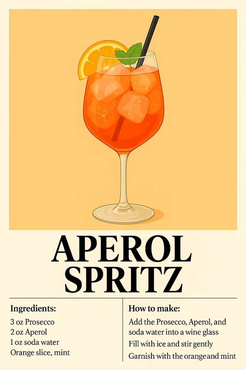 How to make Aperol Spritz tela da KevKon