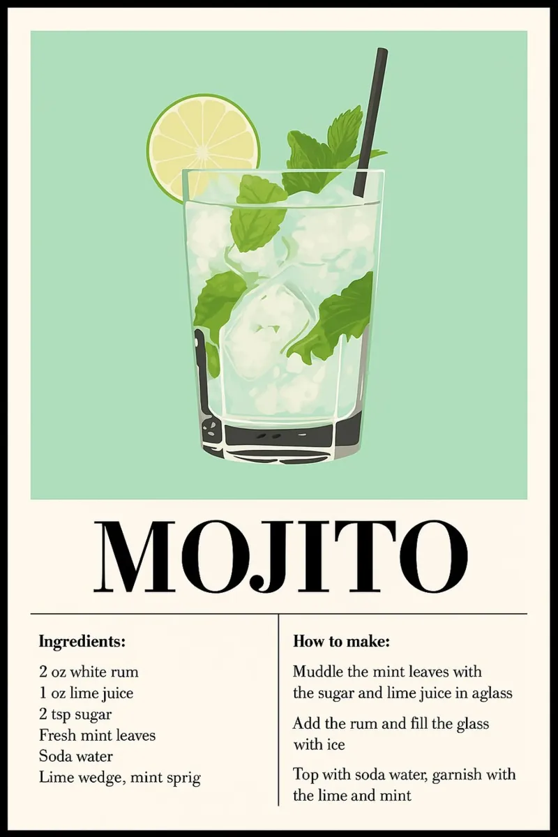 How to make Mojito tela da KevKon