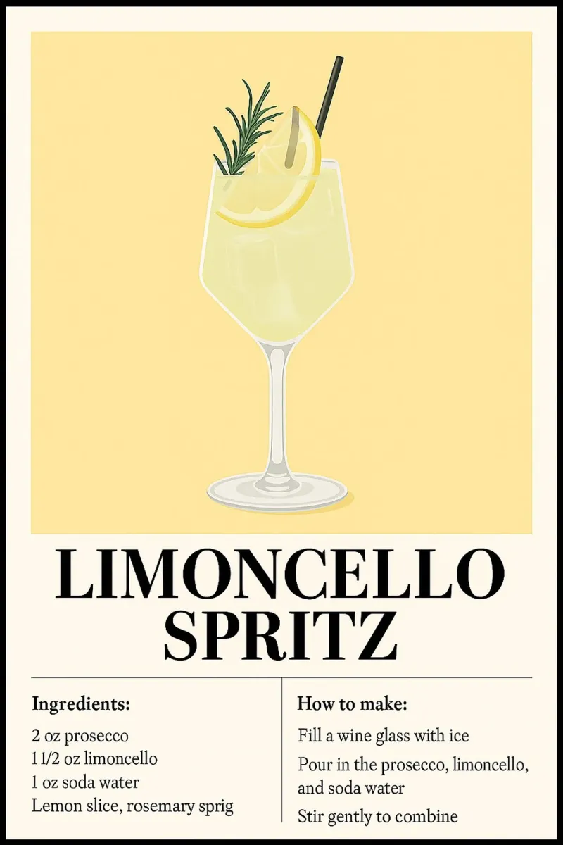 How to make Limoncello Spritz canvas by KevKon