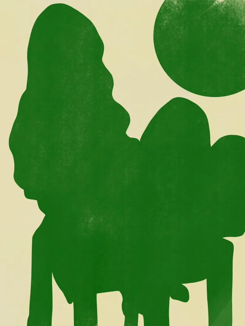Figurative silhouette hahnemühle by Little Dean