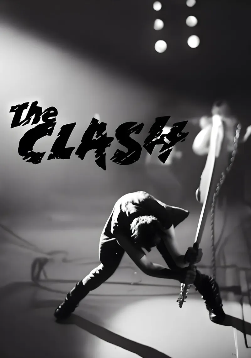 A The Clash Poster pellicola backlit da DGUnder