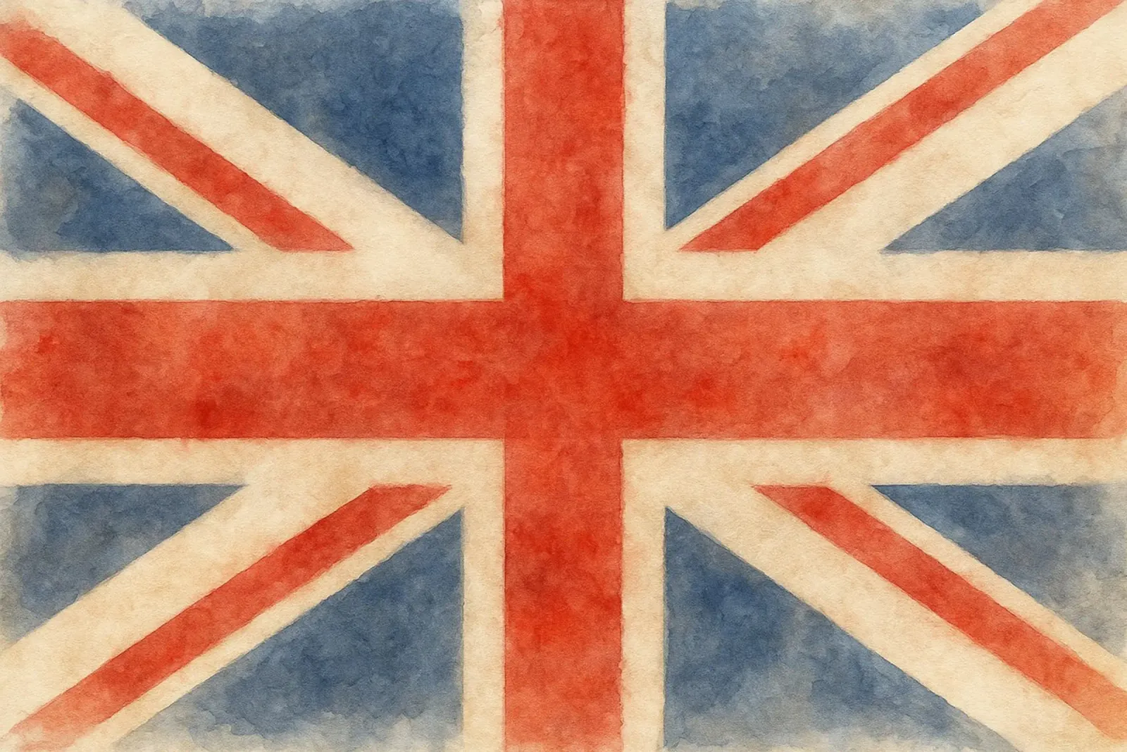 Pittura della bandiera inglese tela con Cornice a cassetta da Kania