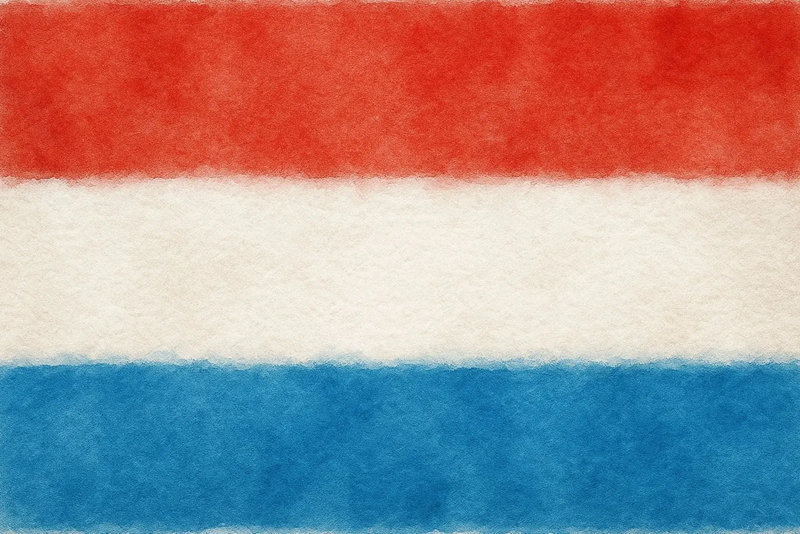 Pittura della bandiera del Lussemburgo poster da Kania