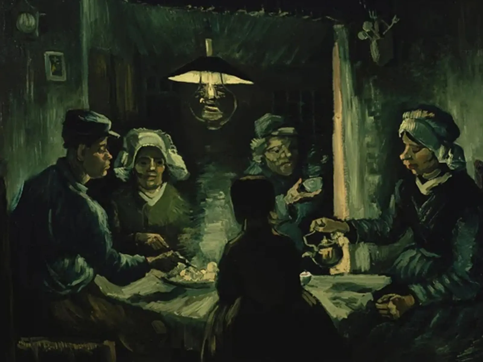 Cena a base di patate Van G pellicola backlit da ValerieArt