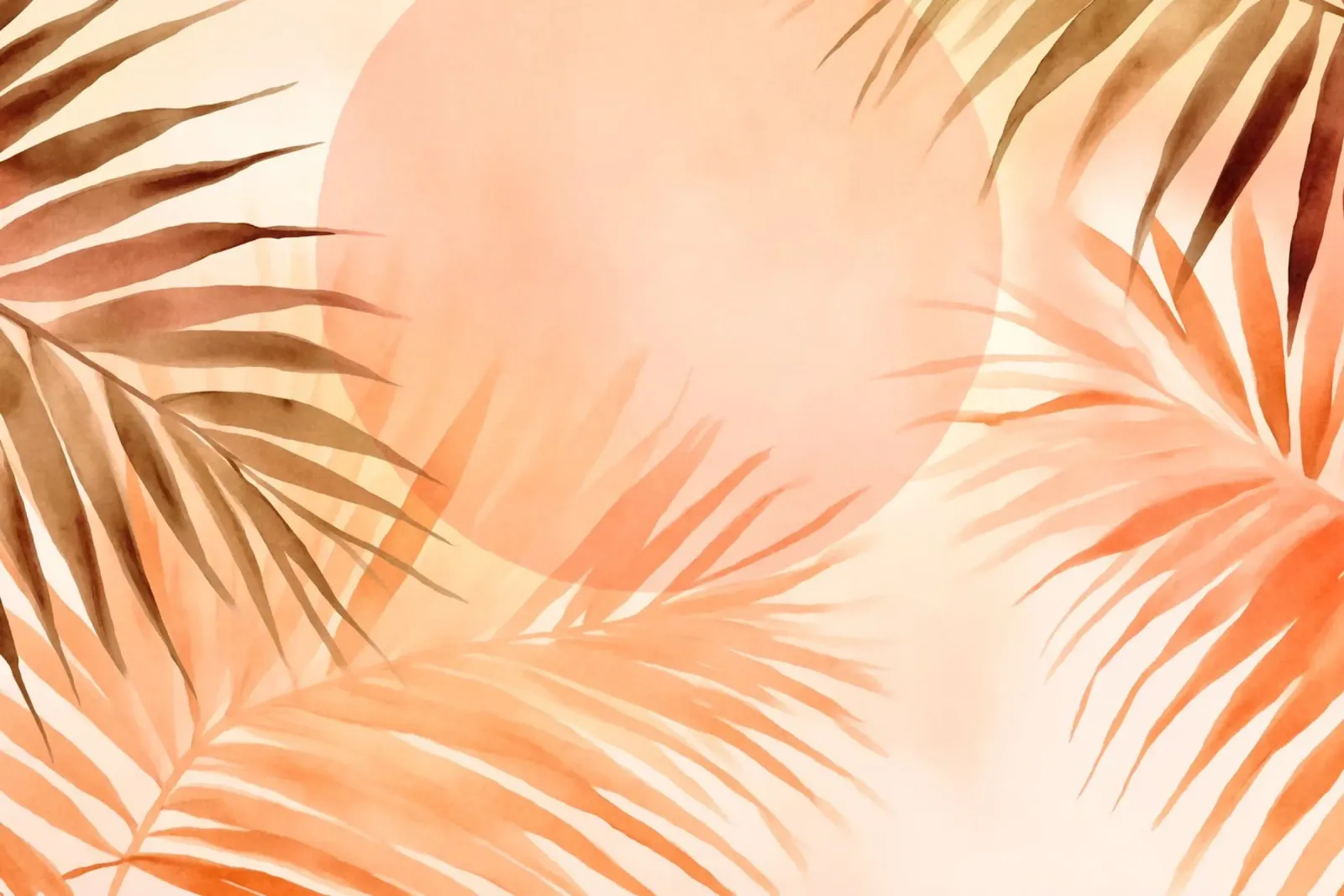 Calma tropicale Oaisis Alba delle palme pellicola backlit da Andrea Haase Modern Home