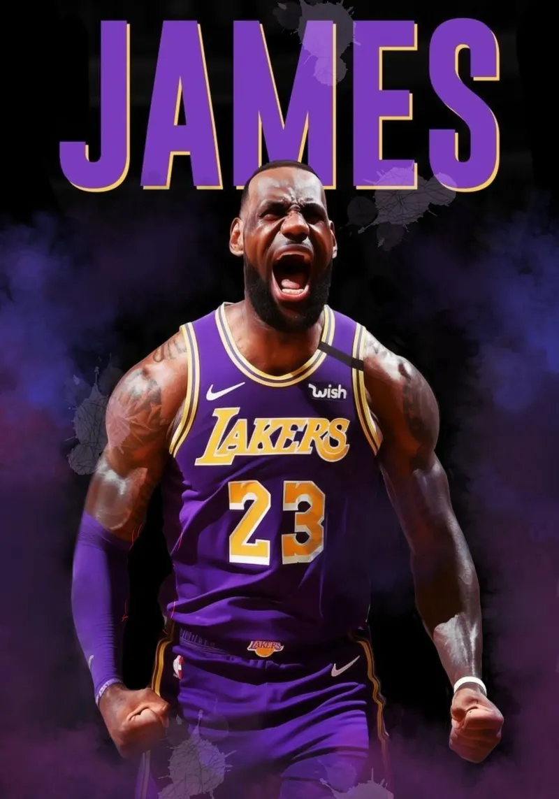 Lebron James pellicola backlit da Lembayung art