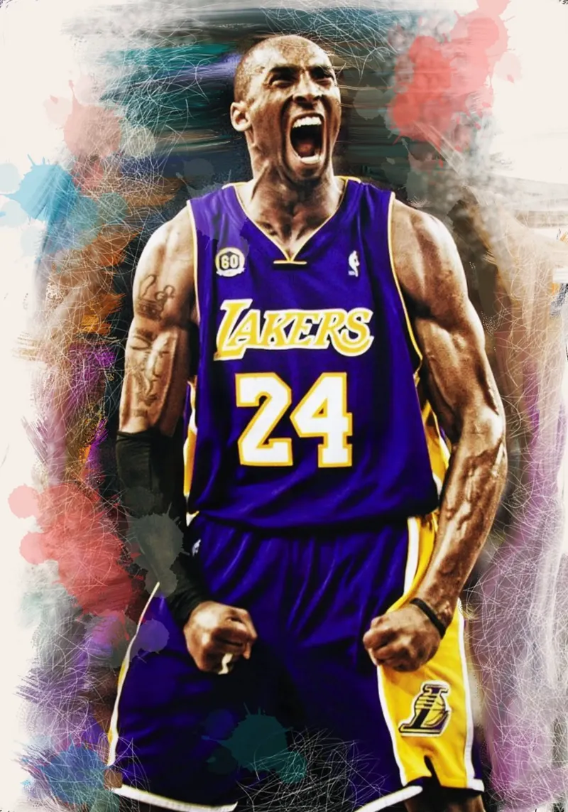 Kobe Bryant artwork pellicola backlit da Lembayung art