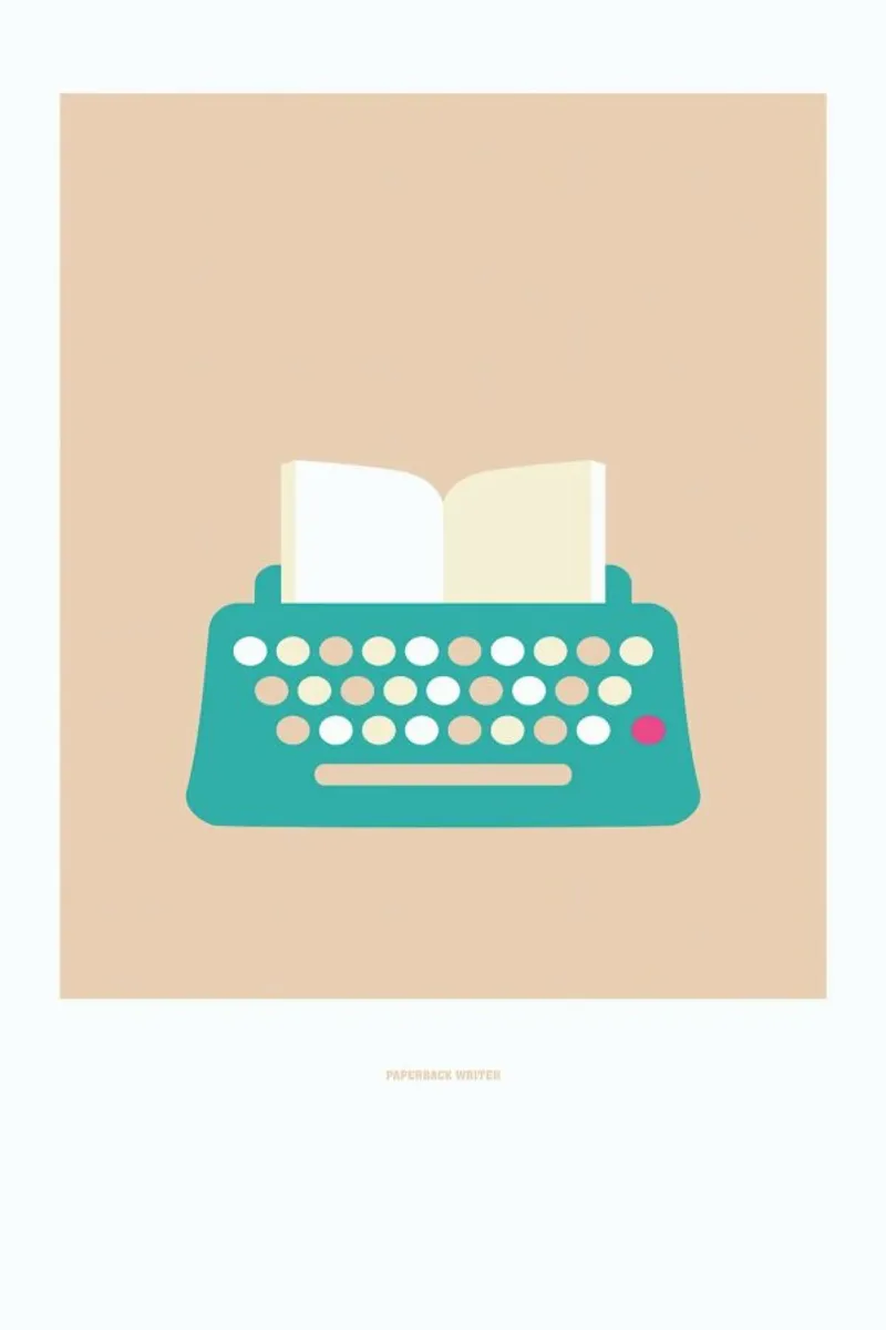Paperback Writer pellicola backlit da Christophe Gowans