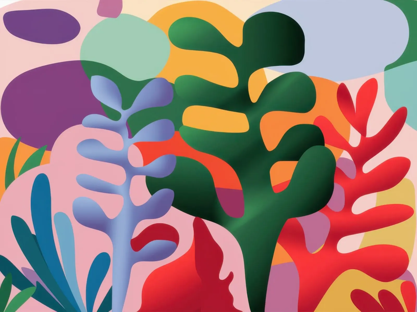 Collage botanico baciato dal sole carta hahnemühle da Mythy Brush