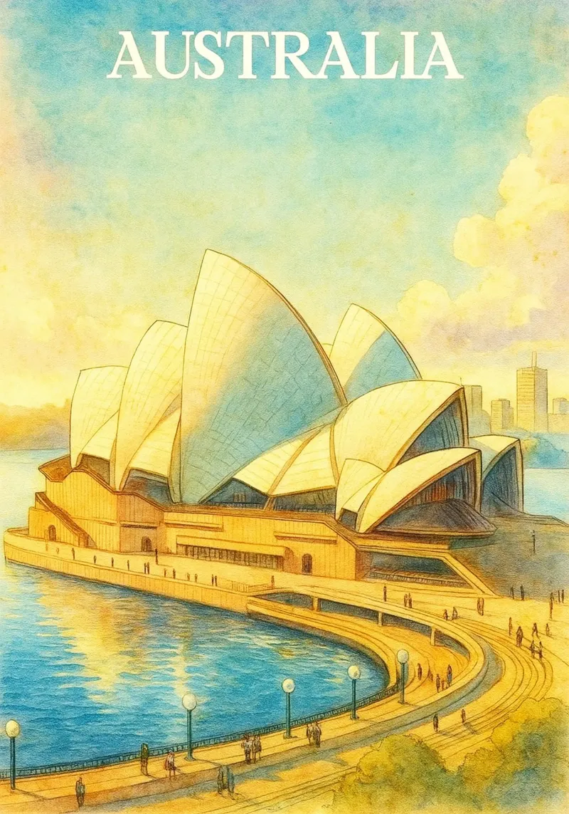 Australia Painting Imagination hahnemühle by Diamond