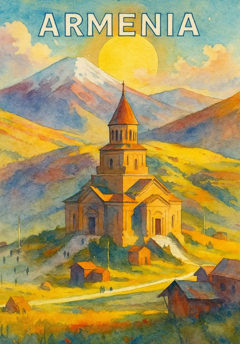Armenia Pintar la imaginación poster de Diamond
