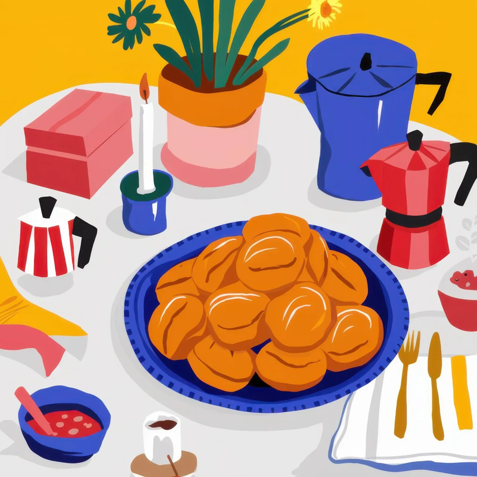 Doughnut Morning Delight hahnemühle by Dream Gesso