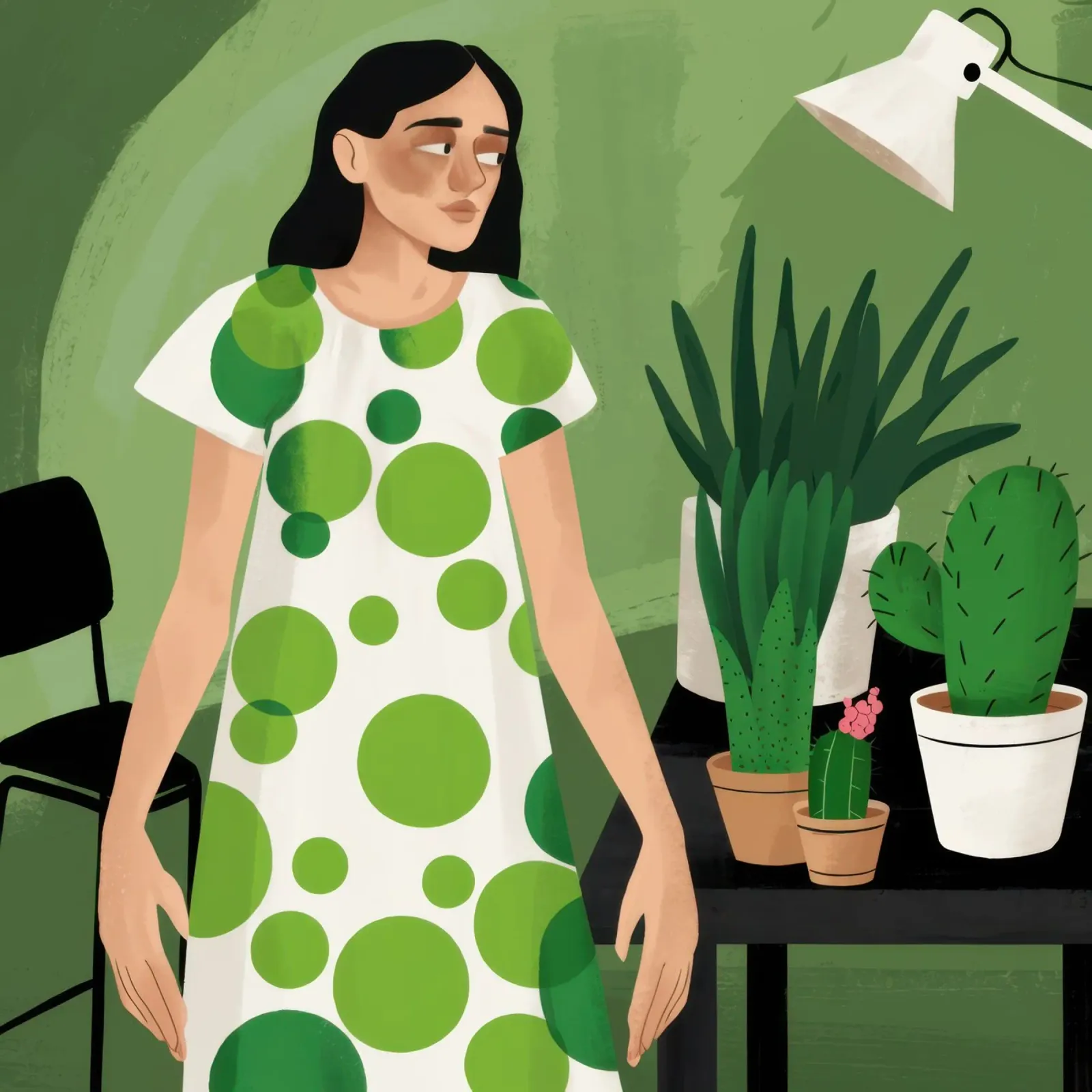 Posatoio a pois del botanico carta hahnemühle da Giant Foxs