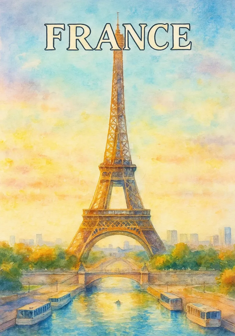 Francia Pittura Immaginazione poster da Diamond