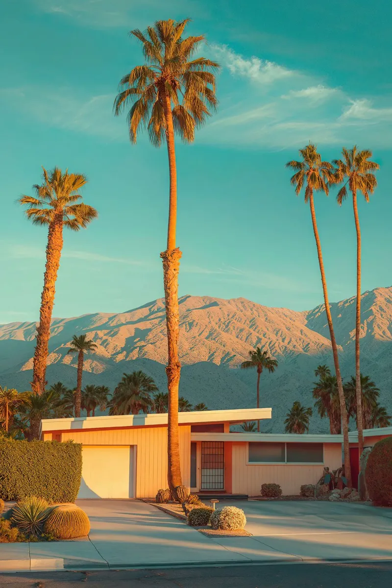 Famous Palm Spring pellicola backlit da robertmotoiart