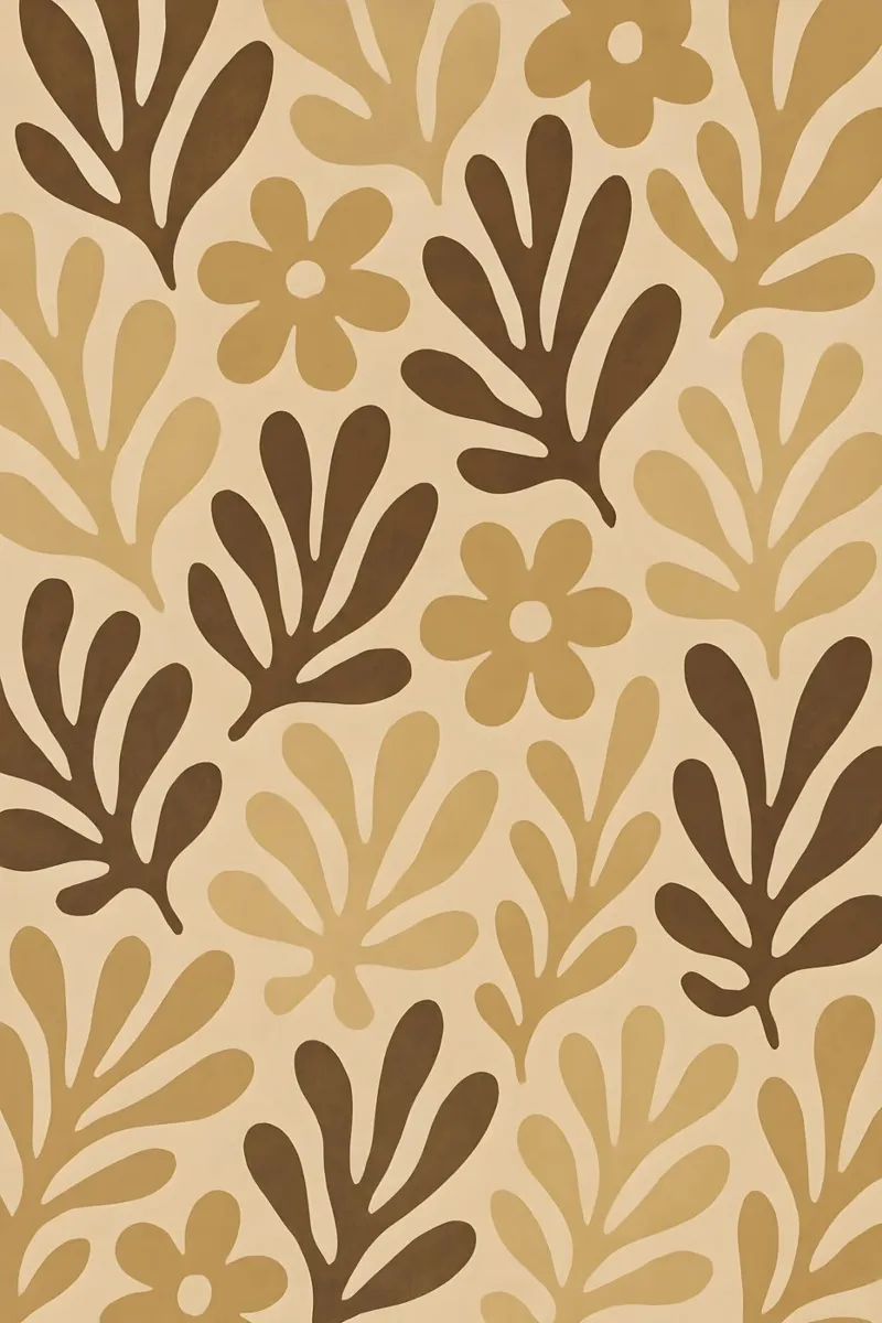 Natural Floral poster with wooden frame by Sunflower Soul Studio
